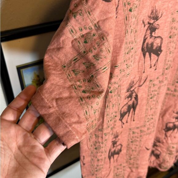 Vintage Moose Nature AOP Shirt - Picture 3 of 7